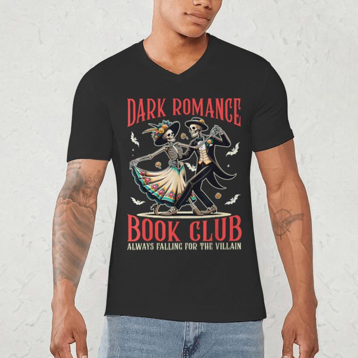 Enemies To Lovers Villain Reading Dark Romance Book Club Men's V-Neck T-Shirt