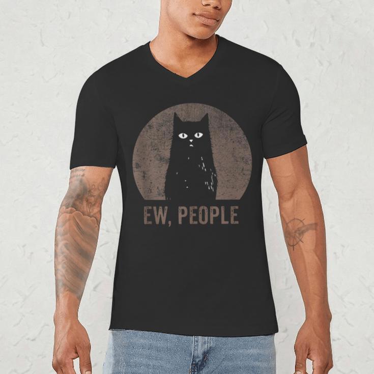 Ew People Introvert Cat Meow Cat Lover Men Women Kids Men's V-Neck T-Shirt Ew People Introvert Cat Meow Cat Lover Men Women Kids Men's V-Neck T-Shirt
