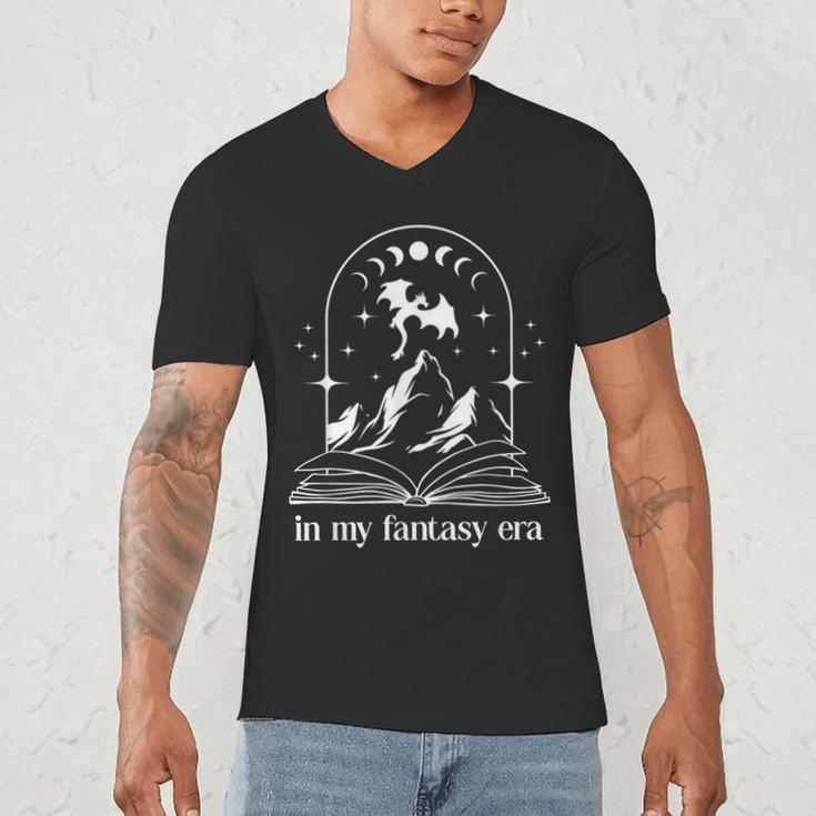 In My Fantasy Era ShirtSmutty Book Dragon In My Fantasy Era Men's V-Neck T-Shirt In My Fantasy Era ShirtSmutty Book Dragon In My Fantasy Era Men's V-Neck T-Shirt