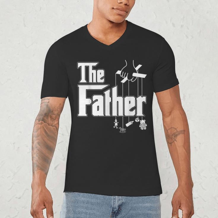 The Father New Daddy Expecting Baby T-Shirt Men's V-Neck T-Shirt