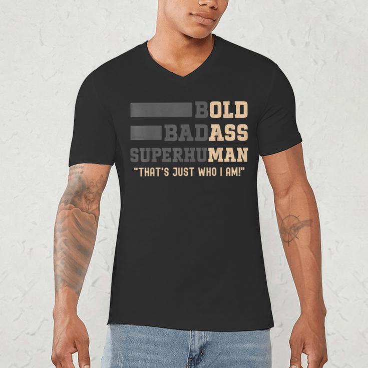 Fathers Day Old Man Retirement Tee Gag For Dad Men's V-Neck T-Shirt