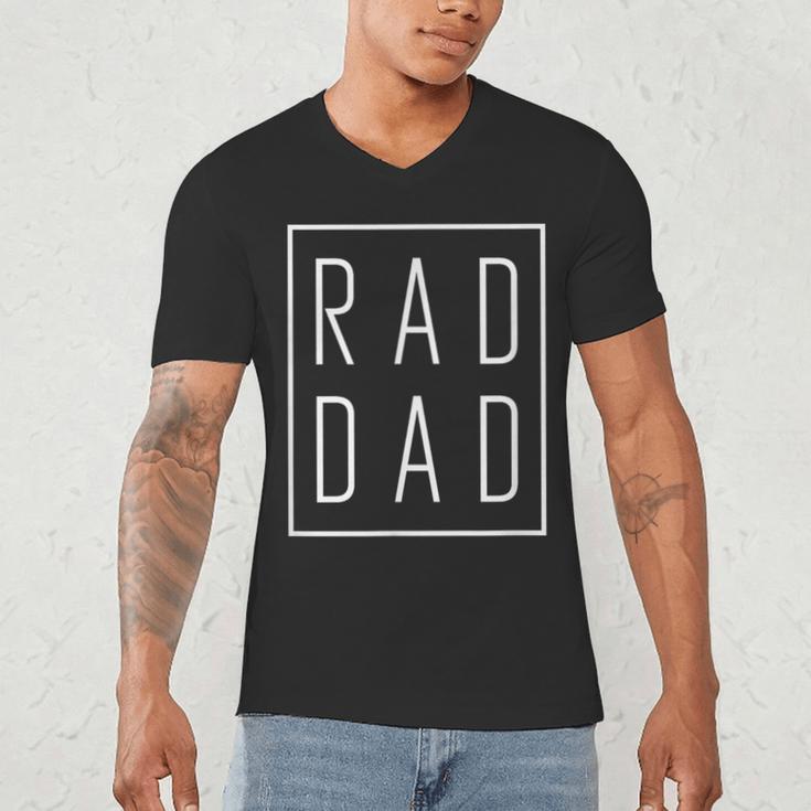 Fathers Day Shirts Rad Dad Men's V-Neck T-Shirt Fathers Day Shirts Rad Dad Men's V-Neck T-Shirt