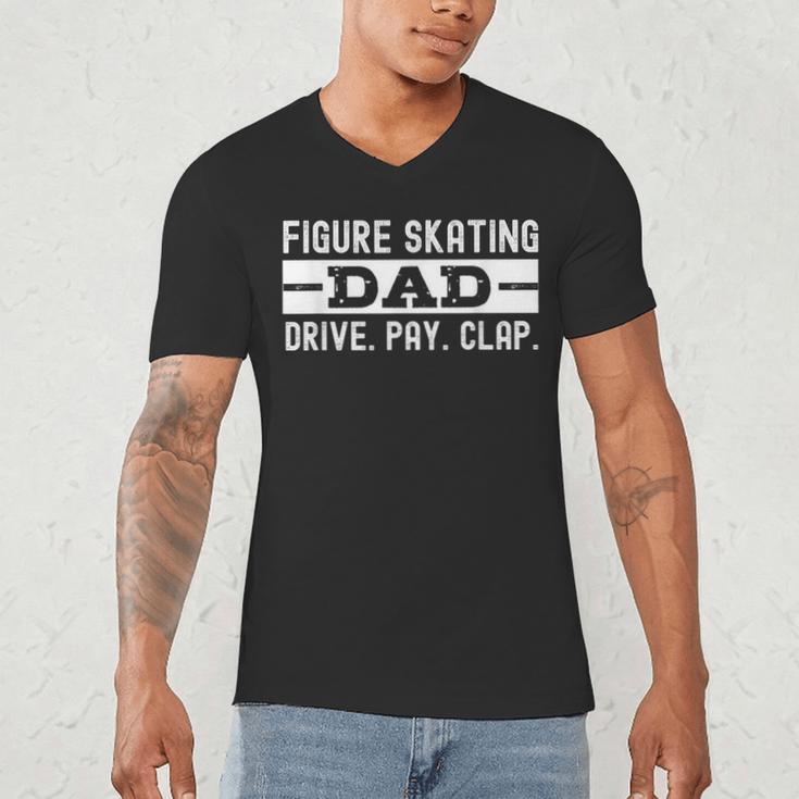 Figure Skating Dad Men's V-Neck T-Shirt