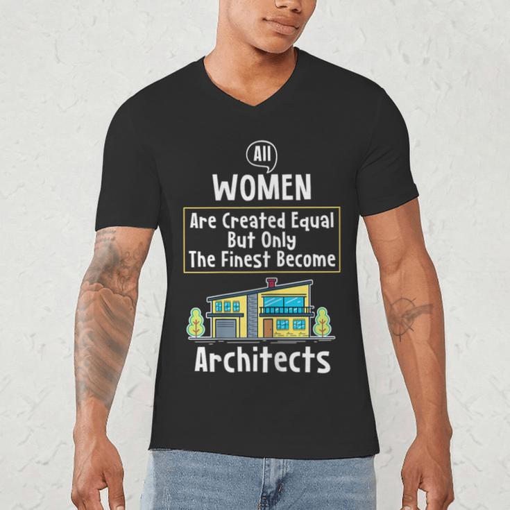The Finest Architect For Graduation Women Men's V-Neck T-Shirt