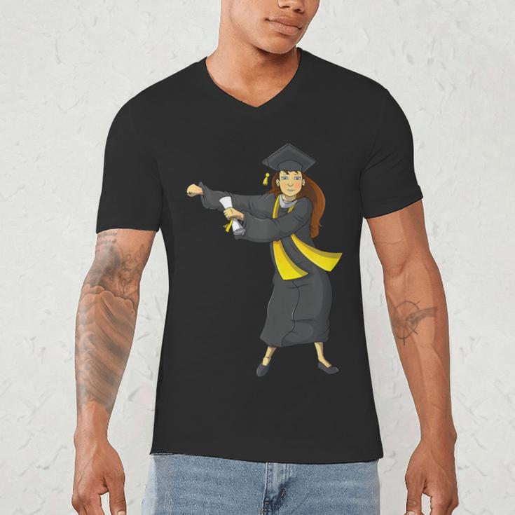 Flossing Graduation Class Of 2019 Women Men's V-Neck T-Shirt