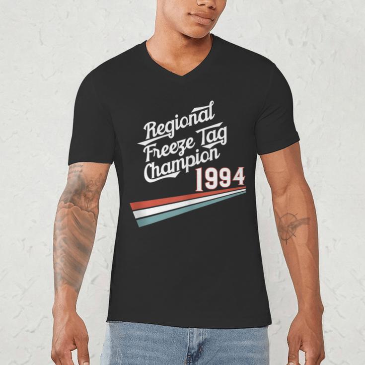 Freeze Tag 90s Nostalgia Men's V-Neck T-Shirt Freeze Tag 90s Nostalgia Men's V-Neck T-Shirt