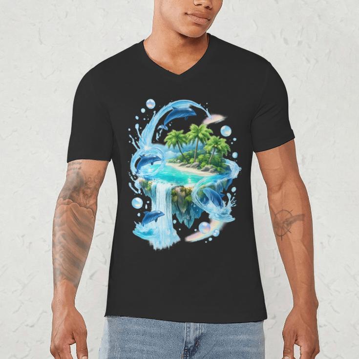 Frutiger Aero Men's V-Neck T-Shirt Frutiger Aero Men's V-Neck T-Shirt