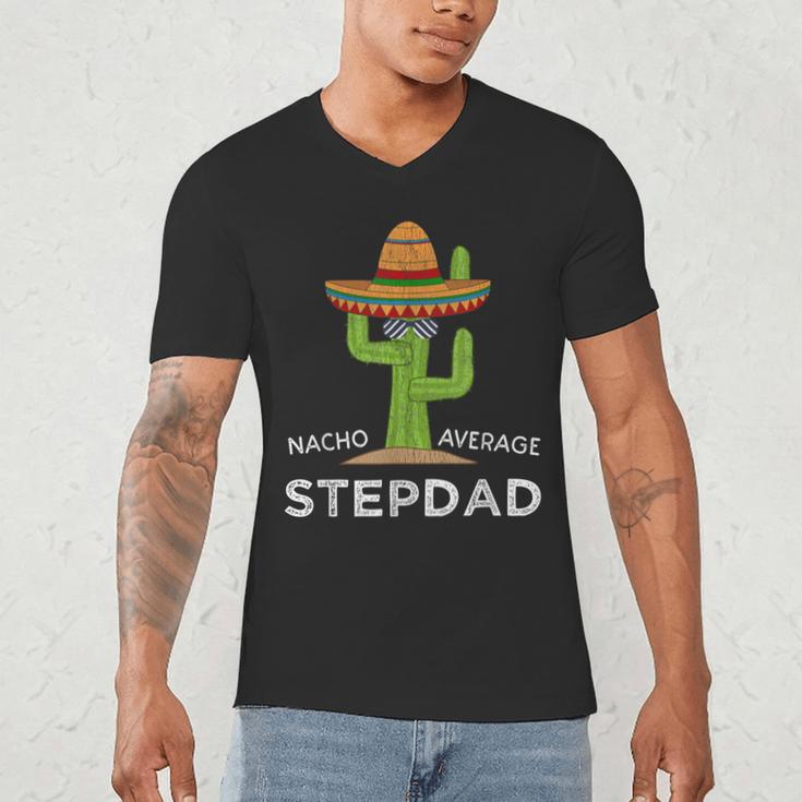 Fun Hilarious Stepfather Humor Stepdad Men's V-Neck T-Shirt