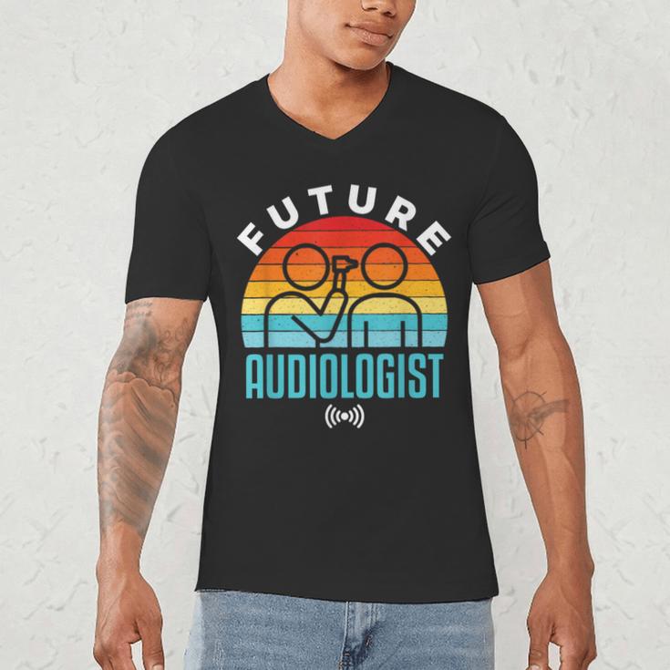Future Audiologist Cool Audiology Student Graduation Men's V-Neck T-Shirt
