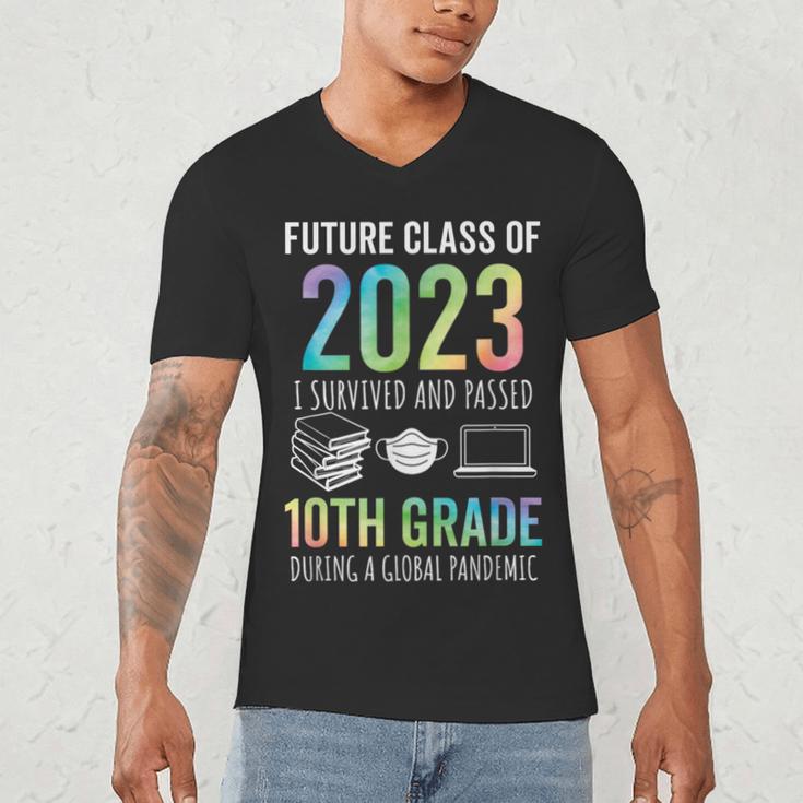 Future Class Of 2023 10th Grade Graduation 2021 Men's V-Neck T-Shirt