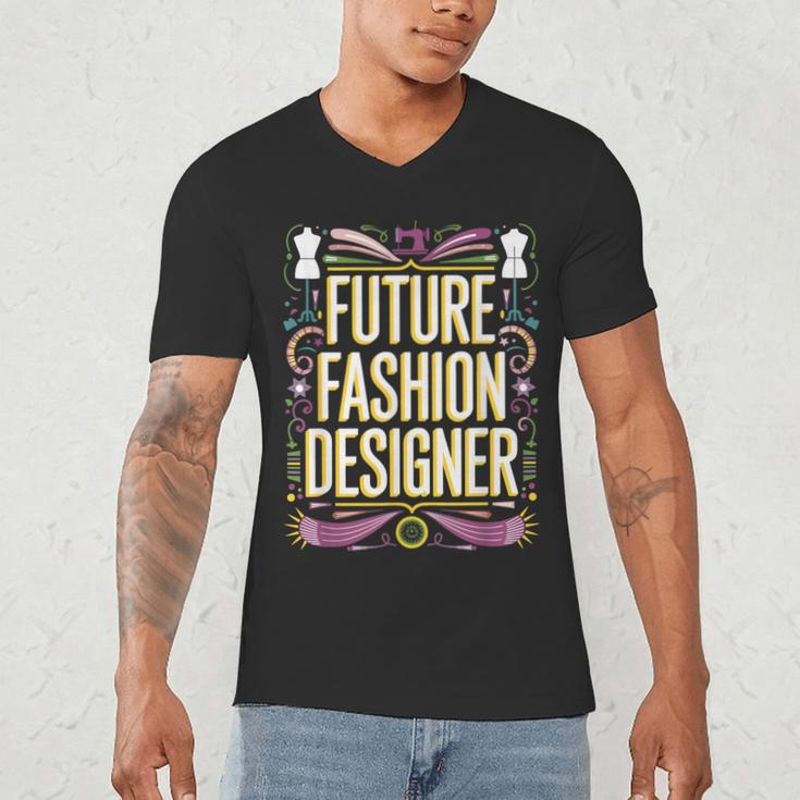 Future Fashion Er Graduation School Toddler Women Men Men's V-Neck T-Shirt