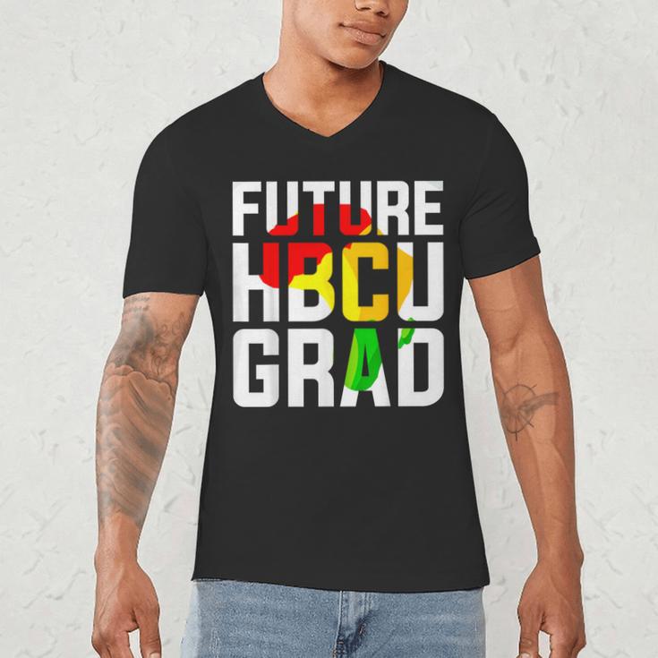 Future HBCU Graduate Afro Girls College Graduation Men's V-Neck T-Shirt