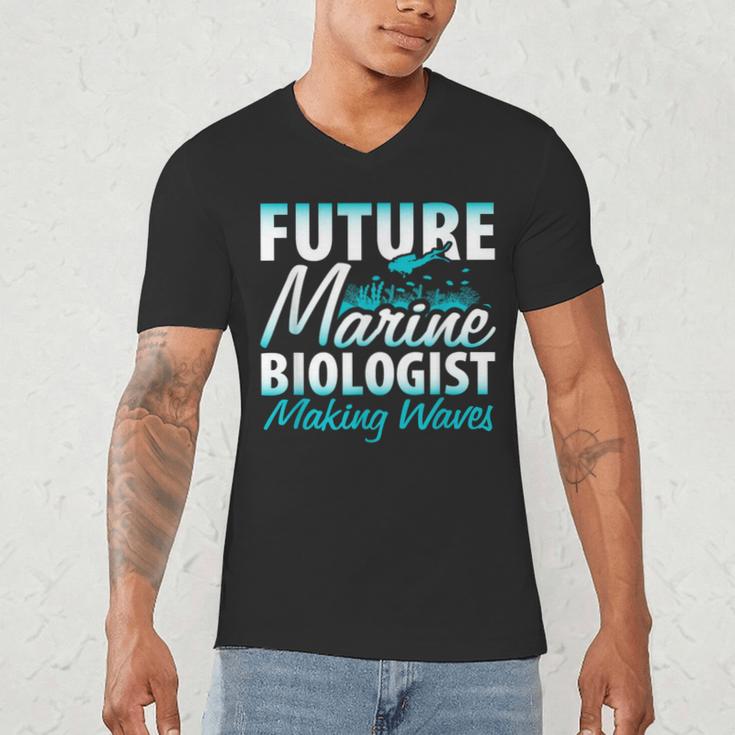 FUTURE MARINE BIOLOGIST MAKING WAVES Graduation T-Shirt Men's V-Neck T-Shirt