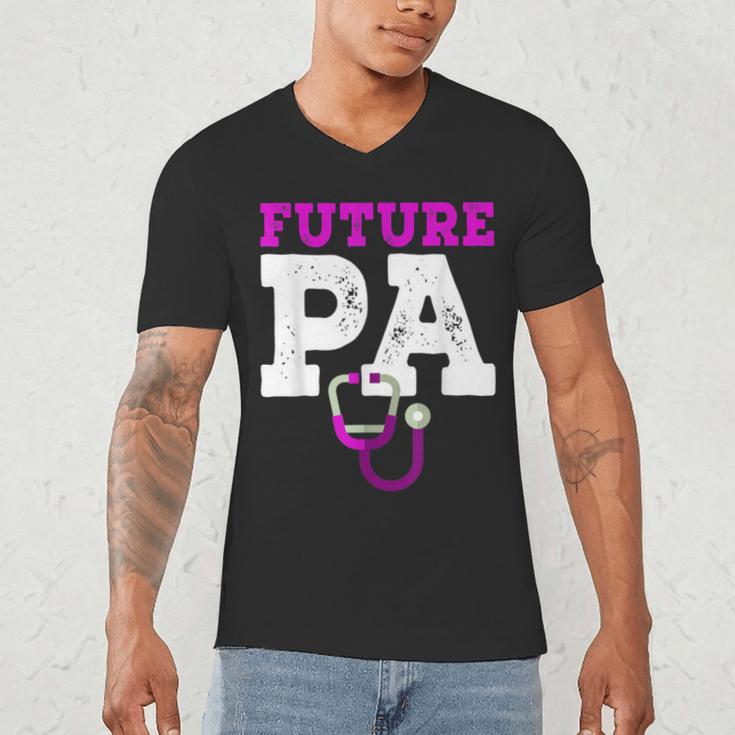Future PA Physician Assistant Graduation Men's V-Neck T-Shirt