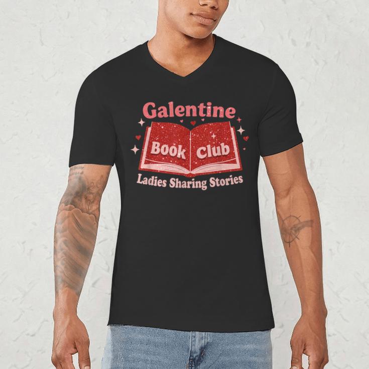 Galentine Book Club Men's V-Neck T-Shirt Galentine Book Club Men's V-Neck T-Shirt
