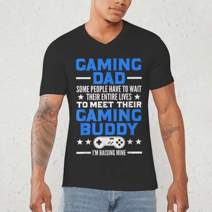 Gamer Video Games Gaming Dad Gaming Men's V-Neck T-Shirt Gamer Video Games Gaming Dad Gaming Men's V-Neck T-Shirt