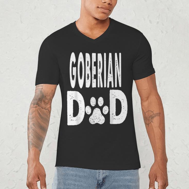 Goberian DAD Dog Owner Men Women Men's V-Neck T-Shirt