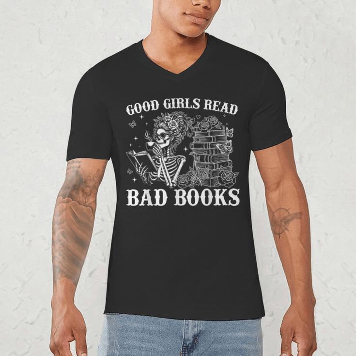 Good Girls Read Bad Books Reader Dark Romance Men's V-Neck T-Shirt