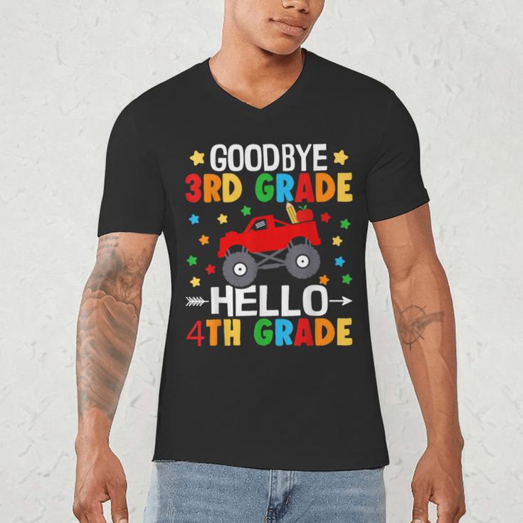 Goodbye 3rd Grade Hello 4th Grade Graduation 2024 Men's V-Neck T-Shirt