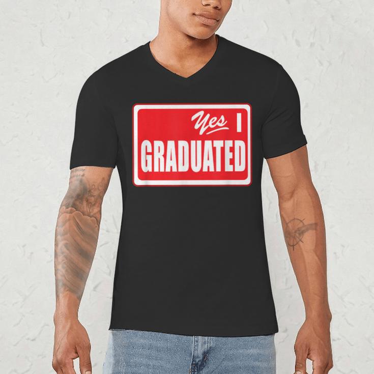 Graduate Class Of 2025 Senior Graduation End Of School Year Men's V-Neck T-Shirt