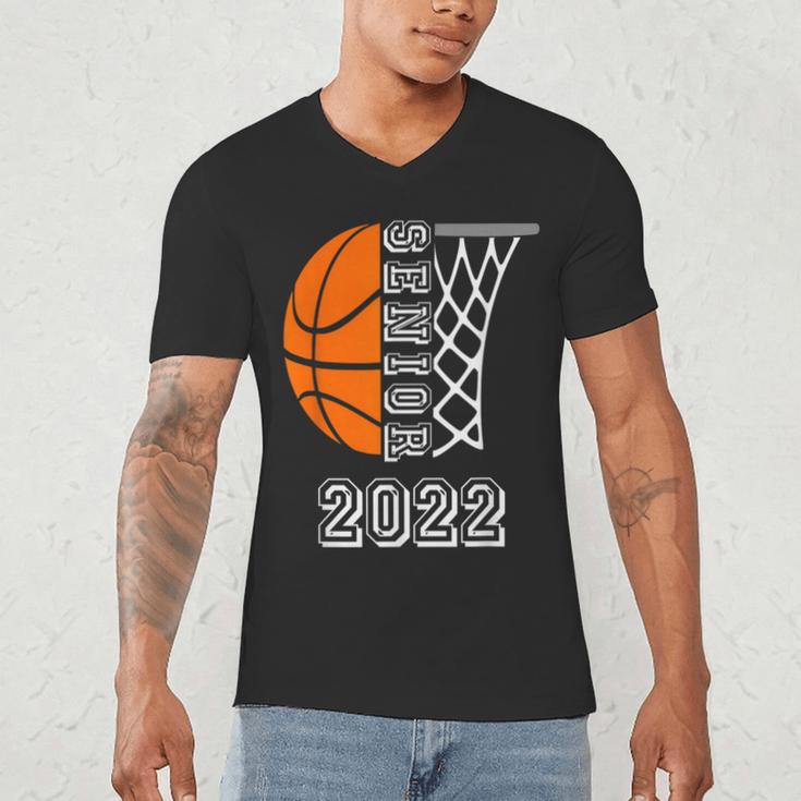 Graduate Senior Class 2022 Graduation Basketball Player Men's V-Neck T-Shirt