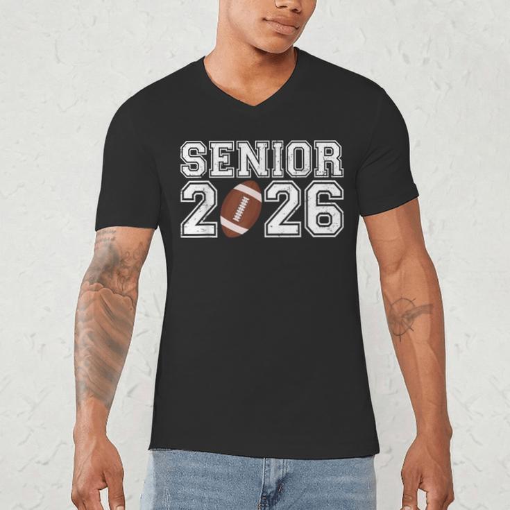 Graduate Senior Class Of 2026 Graduation American Football Men's V-Neck T-Shirt