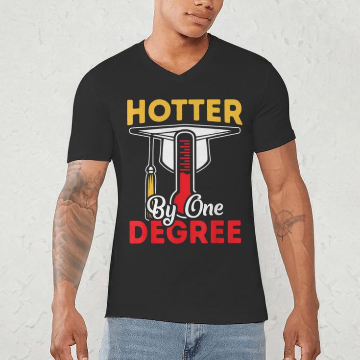 Graduation 2024 Hotter By One Degree Shirt Class Of 24 Men's V-Neck T-Shirt