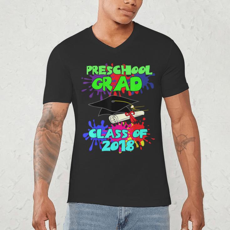 Graduation Class 2018 Cap Gown Shirt Preschool Graduate Men's V-Neck T-Shirt
