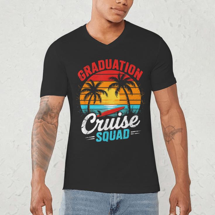 Graduation Cruise Squad 2025 Cruising Graduation Trip Men's V-Neck T-Shirt