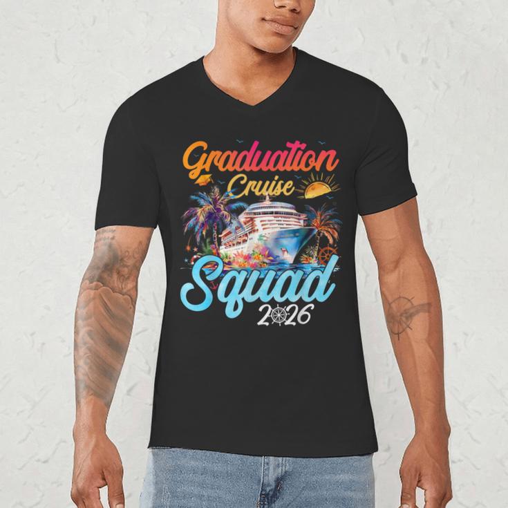 Graduation Cruise Squad 2026 Cruising Graduation Men's V-Neck T-Shirt