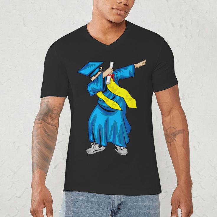 Graduation Dabbing 2018 Graduate Men's V-Neck T-Shirt
