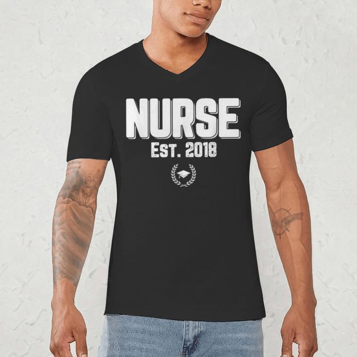 Graduation For Nurse Practitioners 2018 Nursing School Men's V-Neck T-Shirt