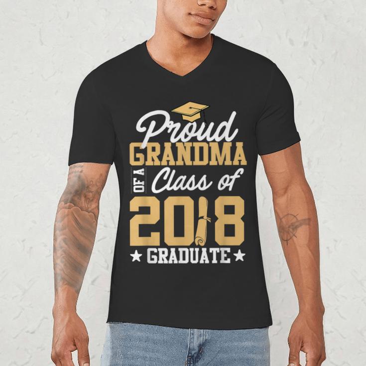 Graduation Shirts For Family Graduation 2018 Grandma Shirt Men's V-Neck T-Shirt