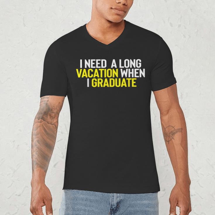 Graduation Student Grad School Class Senior Cute Men's V-Neck T-Shirt