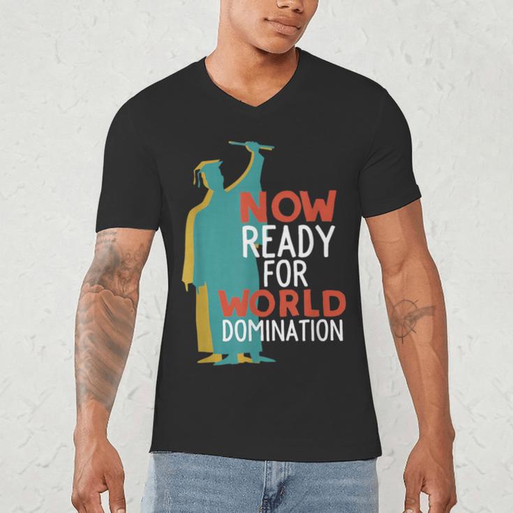 Graduation T-Shirt For College n High School Grad Men's V-Neck T-Shirt