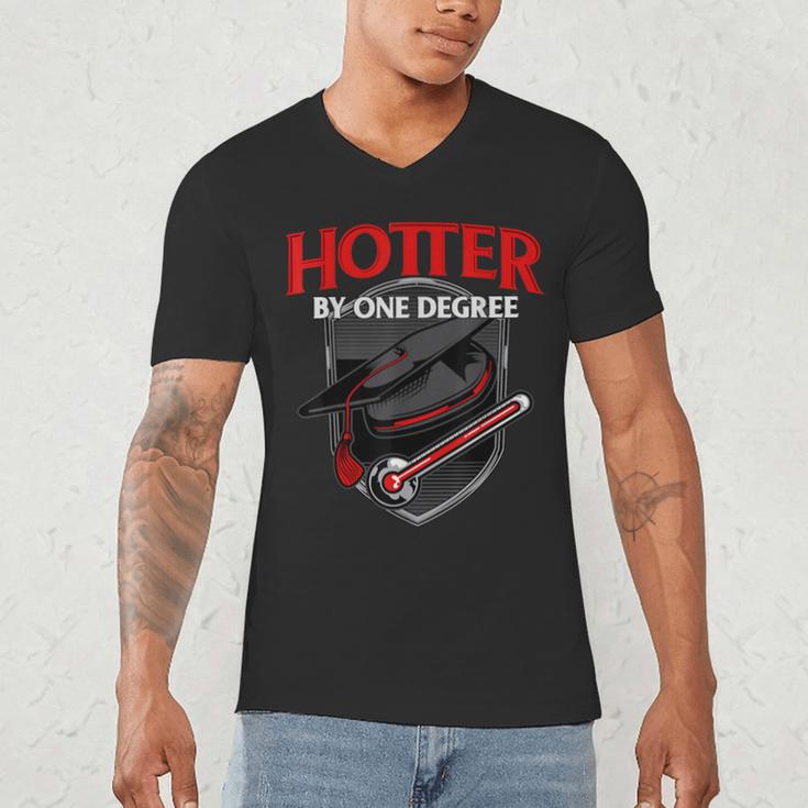 GraduationShirt Hotter By One Degree Men's V-Neck T-Shirt
