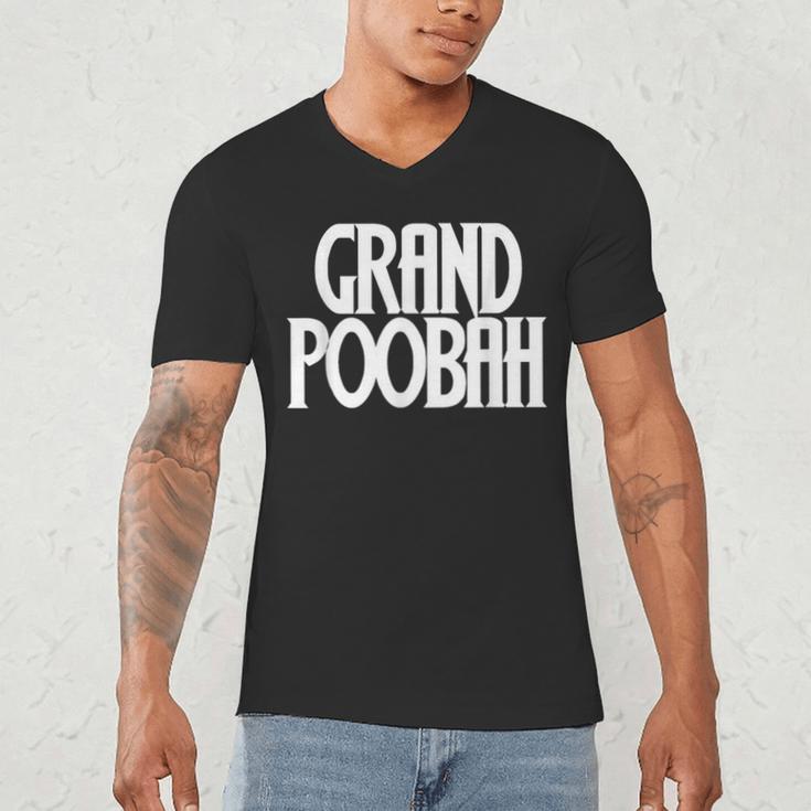 Grand Poobah Shirt For Fathers Day Dad T-Shirt Men's V-Neck T-Shirt