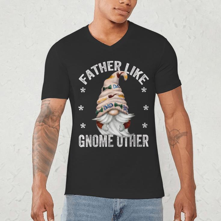 Grandpa Fathers Day Gnome For Men And Best Dad Pun Men's V-Neck T-Shirt