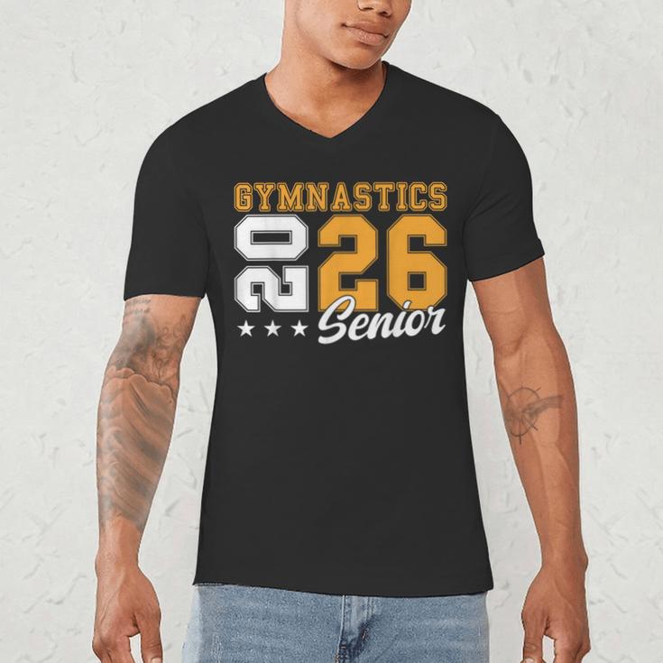 Gymnastics Senior Night Gymnastics Senior 2026 Graduation 17 Men's V-Neck T-Shirt
