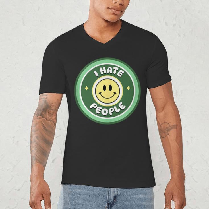 I Hate People Saying For Introverts Men's V-Neck T-Shirt