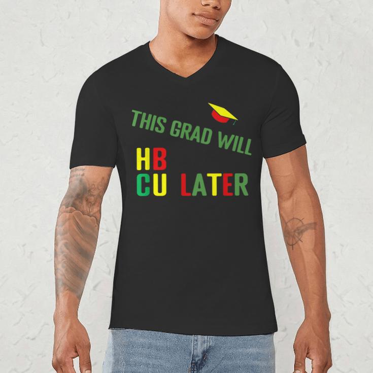HBCU Graduation Shirt HBCU Grad Shirt Men's V-Neck T-Shirt