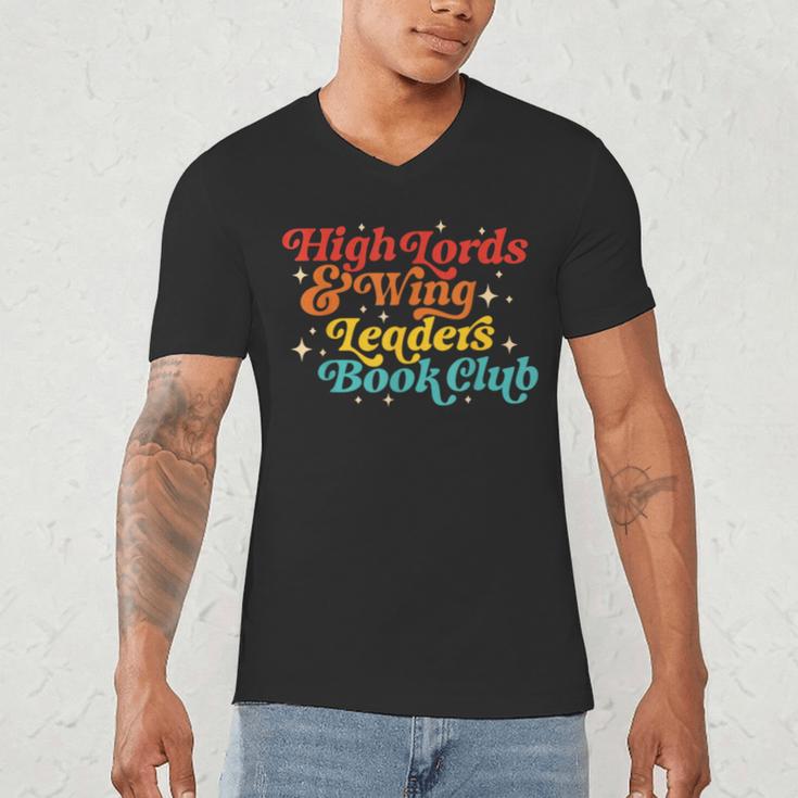 High Lords & Wing Leaders Book Club Book Club Men's V-Neck T-Shirt High Lords & Wing Leaders Book Club Book Club Men's V-Neck T-Shirt