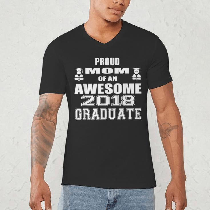 High School Graduation MomShirt College Graduation Men's V-Neck T-Shirt