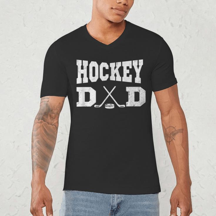 Hockey Dad Hockey Dad Men's V-Neck T-Shirt