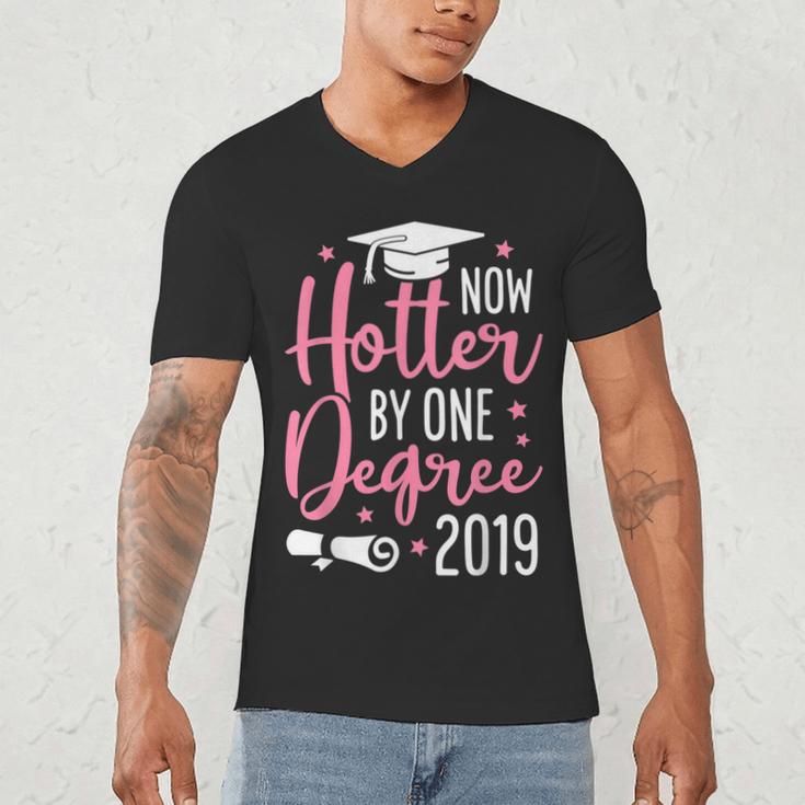 Now Hotter By One Degree 2019Shirt Graduation Men's V-Neck T-Shirt