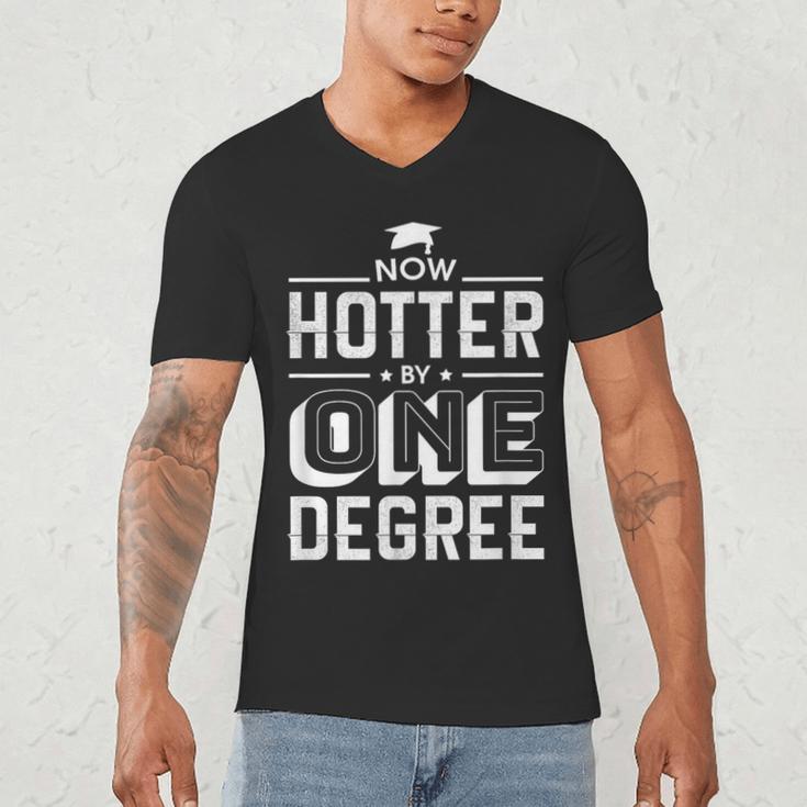 Now Hotter By One Degree Graduation Grade Student Men's V-Neck T-Shirt