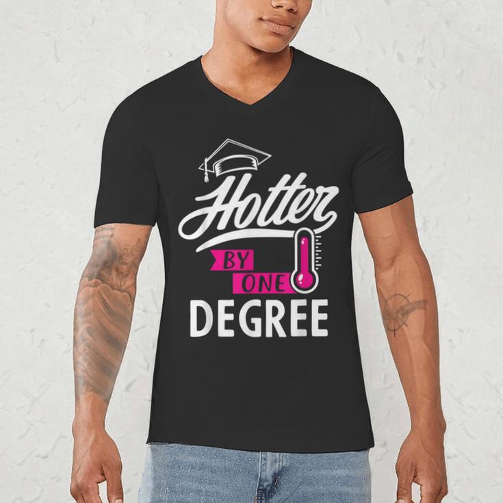 Hotter By One Degree Graduation Men's V-Neck T-Shirt