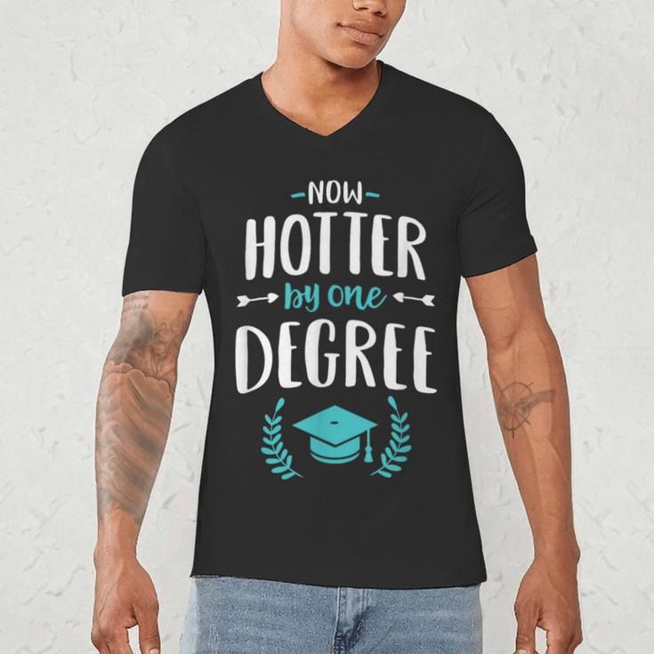 Now Hotter By One Degree Shirt Class Of 2024 Graduation Men's V-Neck T-Shirt