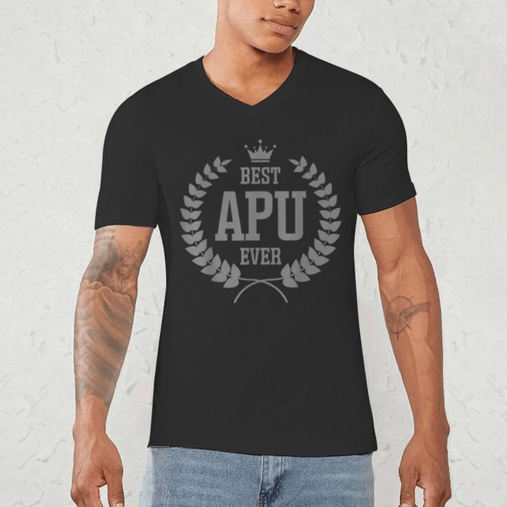 Hungarian Dad Apu Apparel Best Apu Ever Men's V-Neck T-Shirt Hungarian Dad Apu Apparel Best Apu Ever Men's V-Neck T-Shirt