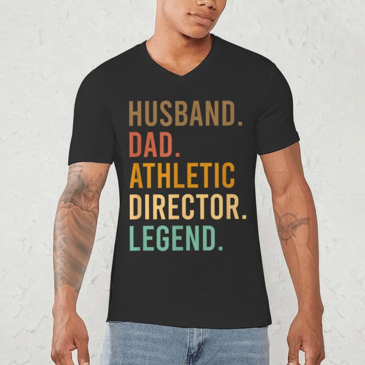 Husband Dad Athletic Director Legend Athletic Directors Men's V-Neck T-Shirt